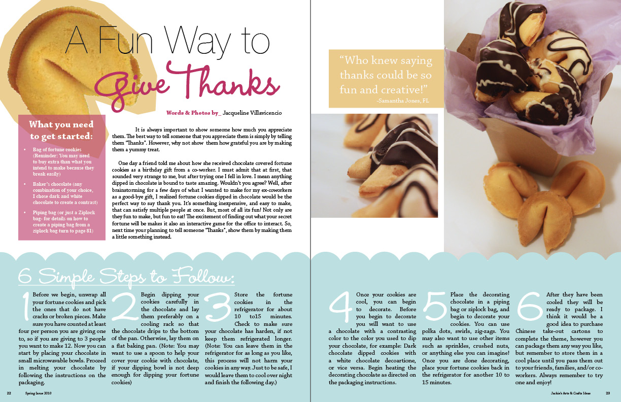 Magazine Article Layout Magazine Article Layout
