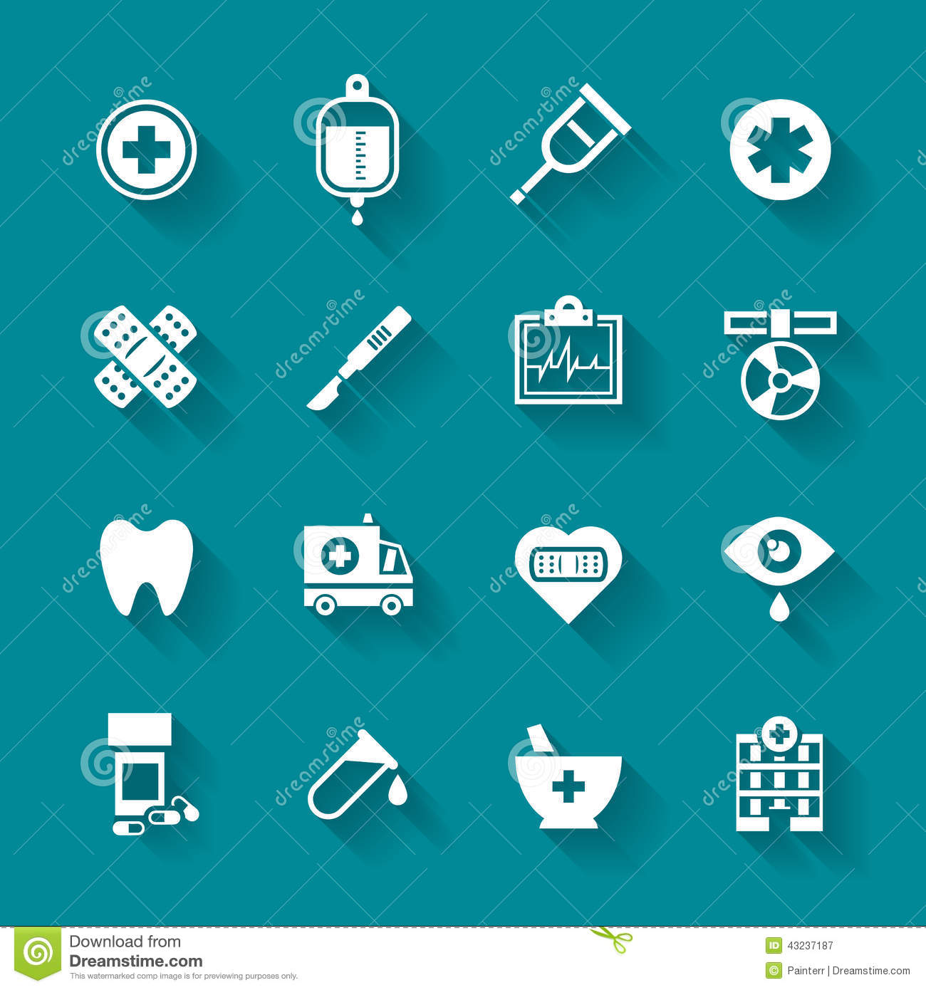 Medical Flat Icon Sets