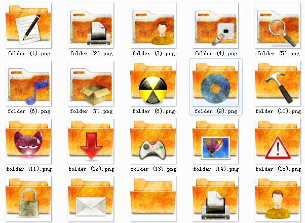 Microsoft Folder Icons for Windows 7