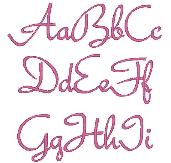 Monogram Embroidery Fonts PES