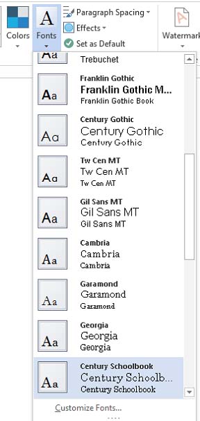 9 Word 2013 Fonts Images How To Change Fonts In Word 2013 Styles Of