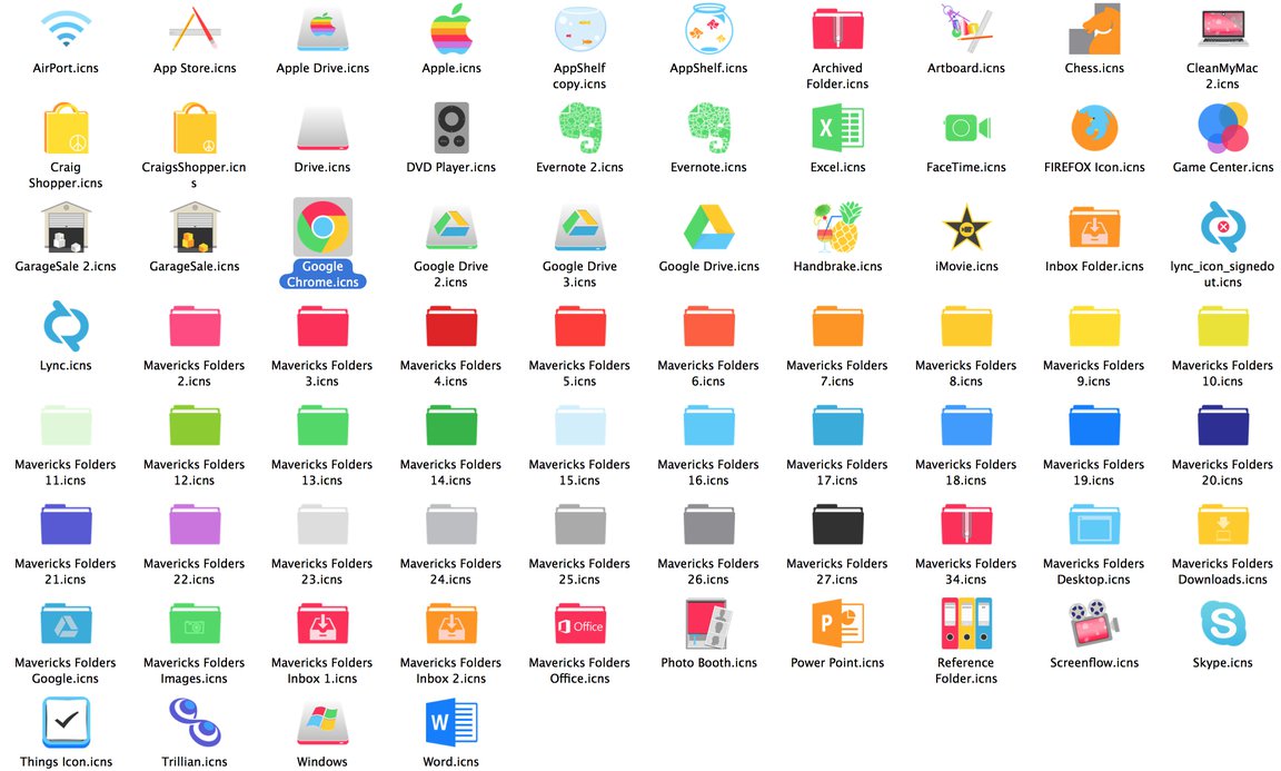 OS X Mavericks Icons deviantART