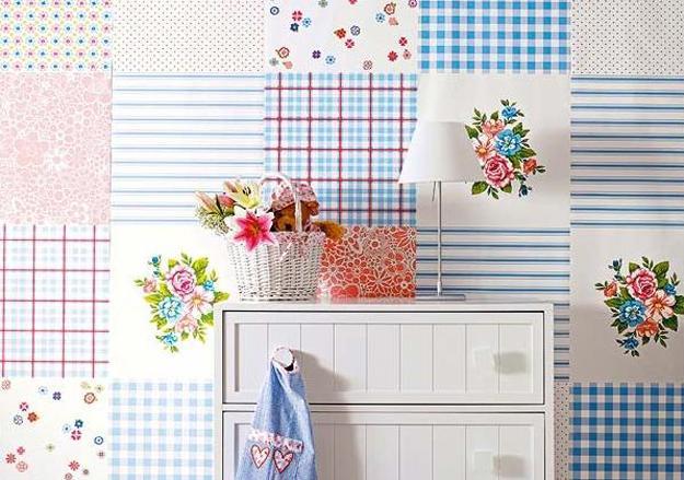 Patchwork Wall Decorating Ideas