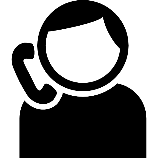 Person Talking On Phone Icon