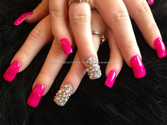 Pink Acrylic Nail Designs Ideas