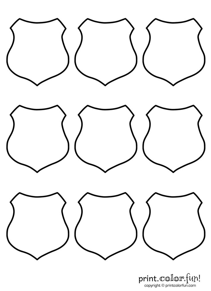 9 Police Badge Template Images