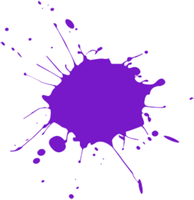 Purple Paint Splatter Clip Art