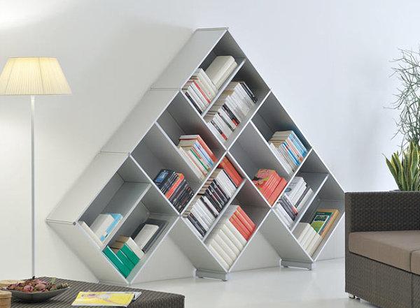Pyramid Bookshelf