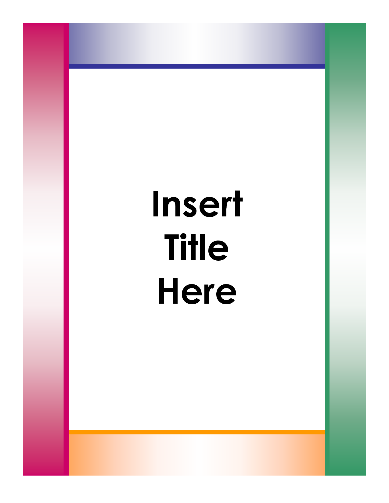 19 Title Page Design Templates Images