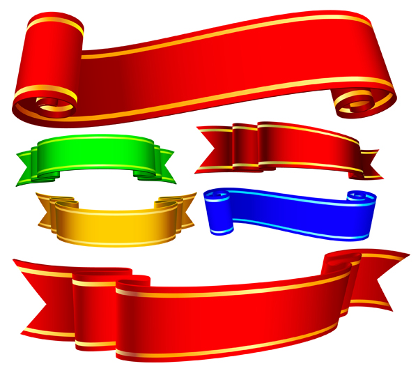 Ribbon Banner Vector Free