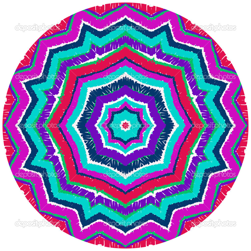 Round Geometric Patterns Vector Round Geometric Patterns Vector