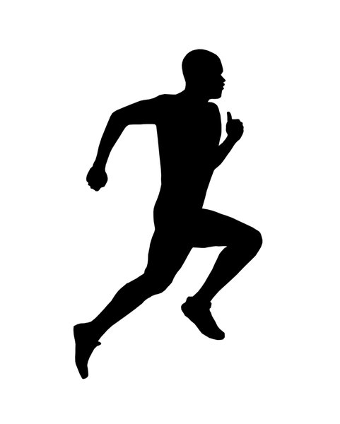 Runner Silhouette Clip Art