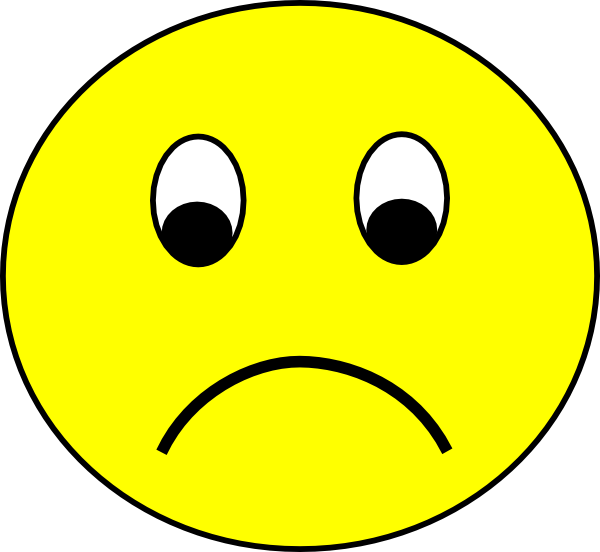 Sad Smiley Face Clip Art Free