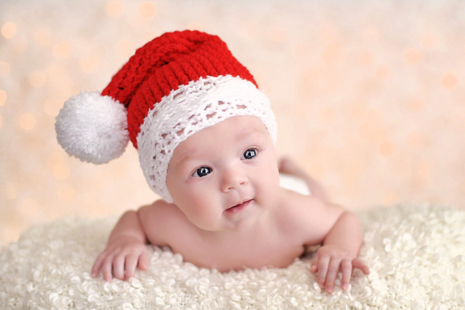 Santa Baby Christmas Hat