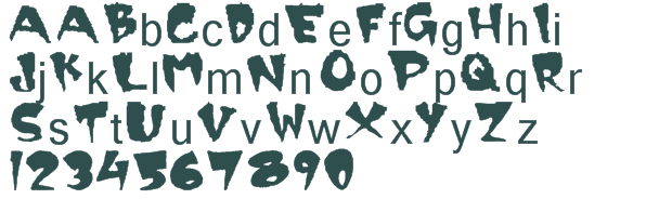 Scary Bubble Letter Font Scary Bubble Letter Font