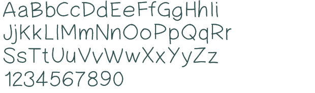 Simple Handwriting Font