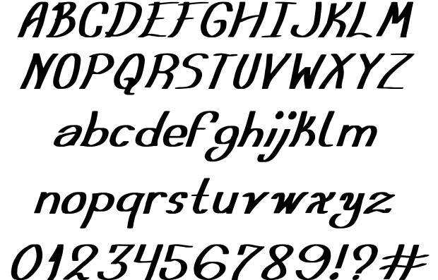 Simple Script Font Simple Script Font