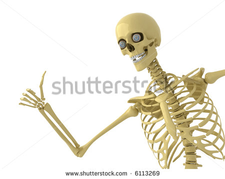 Skeleton with Thumbs Up Skeleton with Thumbs Up