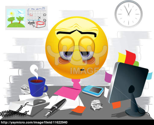 5 At Work Emoticons Images
