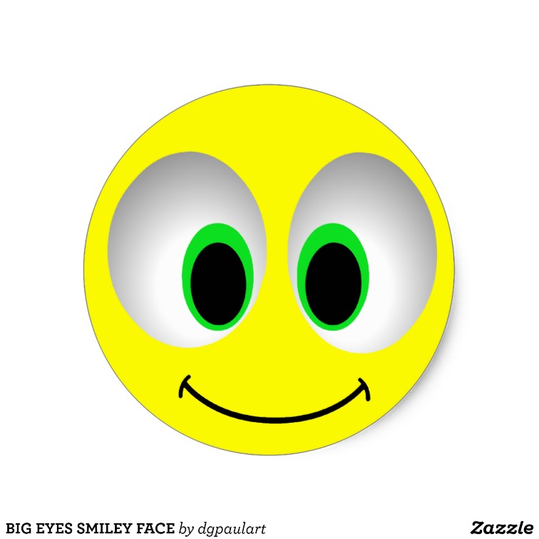 Smiley Face with Big Eyes