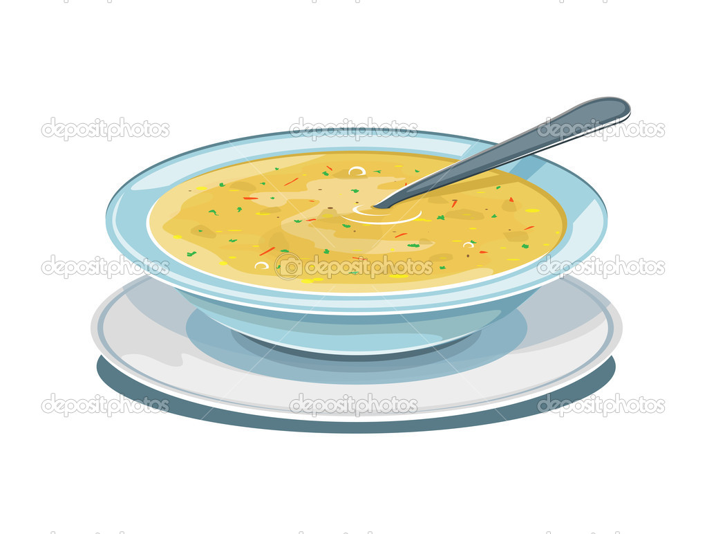 Soup Bowl Illustration