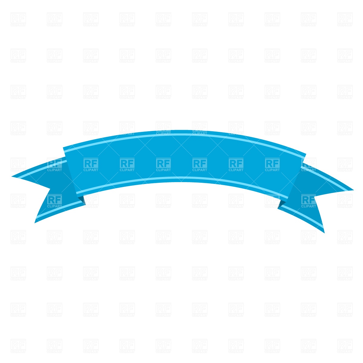 Straight Ribbon Banner Clip Art