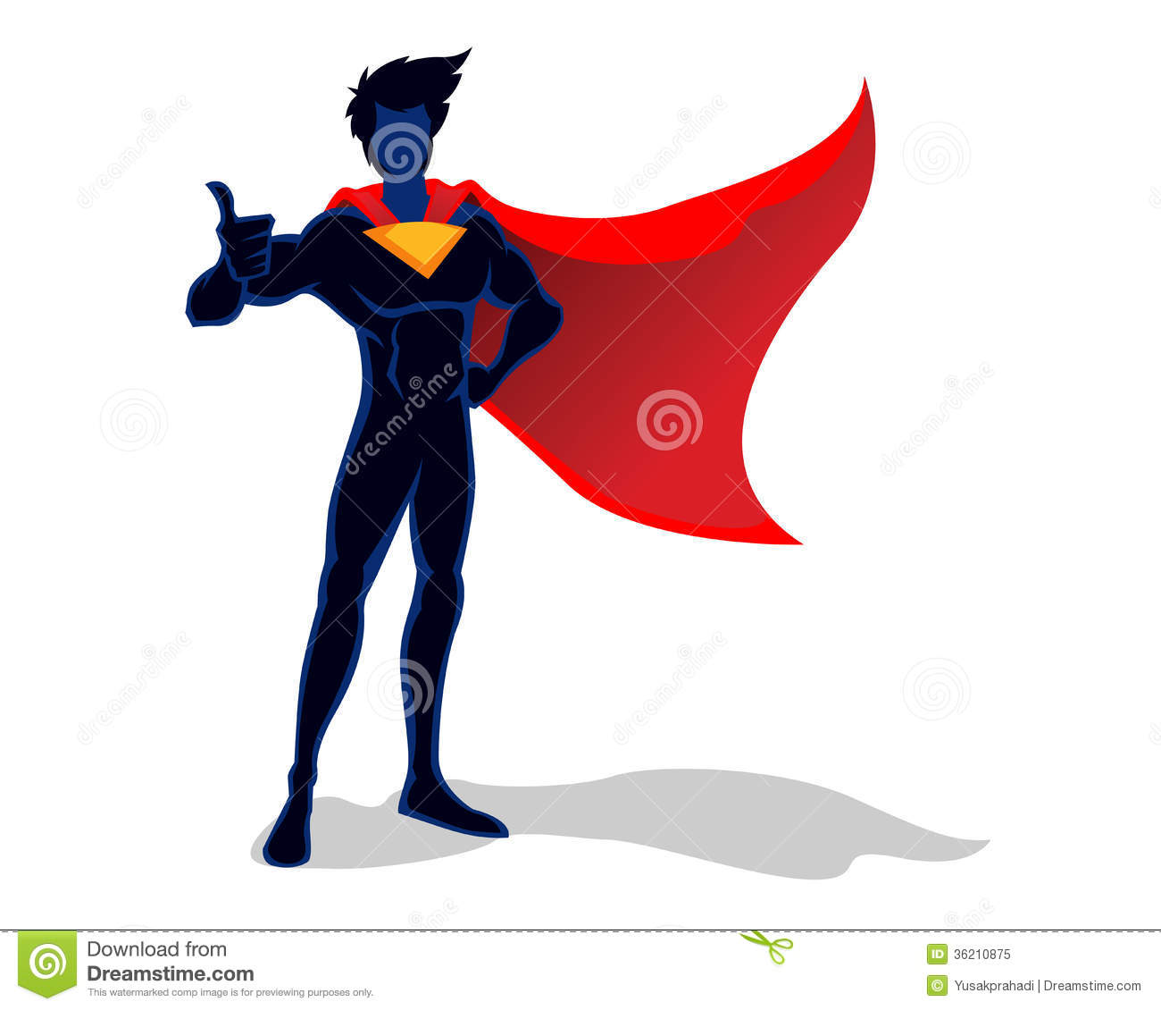 Super Hero with Cape