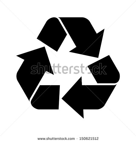 Symbol of Recycle Logo Vector