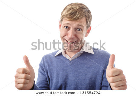 Thumbs Up Guy Stock Thumbs Up Guy Stock