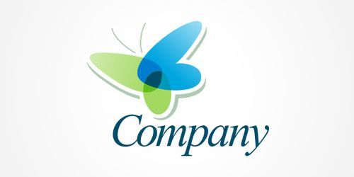 Transparent Butterfly Logo