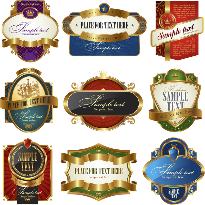 Vector Labels Free Download
