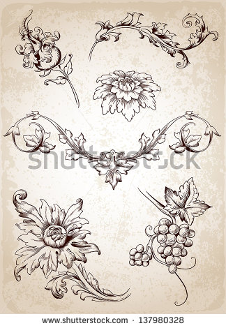 Victorian Floral Designs
