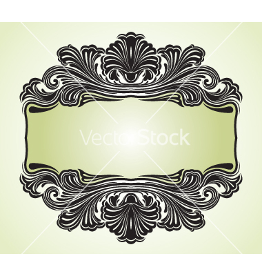 Victorian Scroll Vector