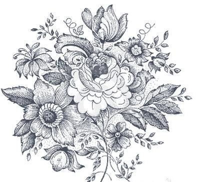 Vintage Floral Tattoo Designs