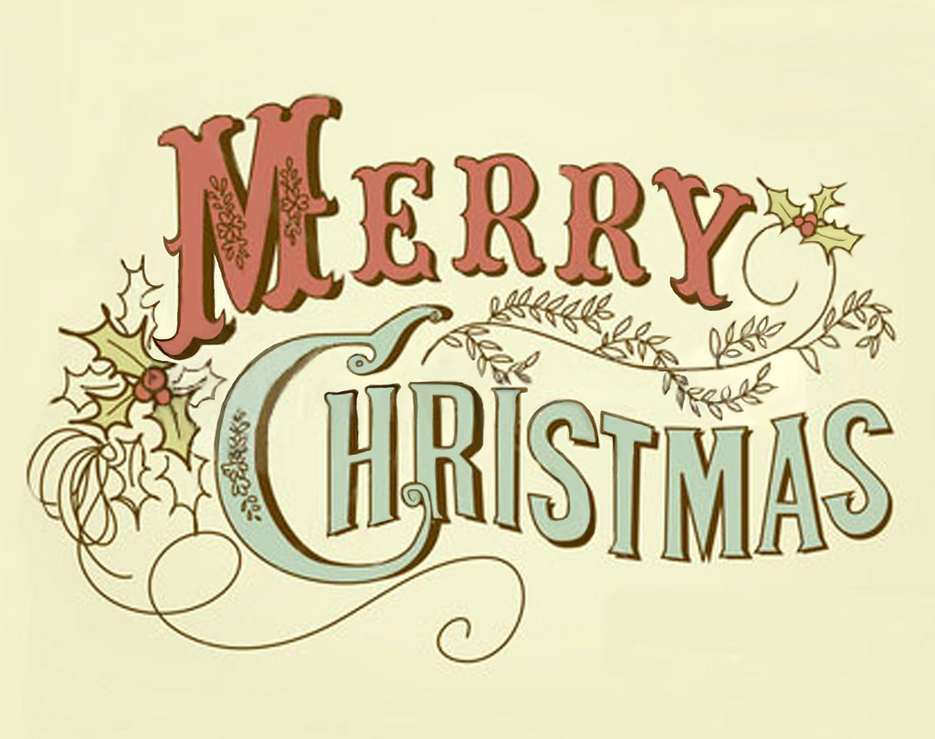 16 Vintage Merry Christmas Graphics Images