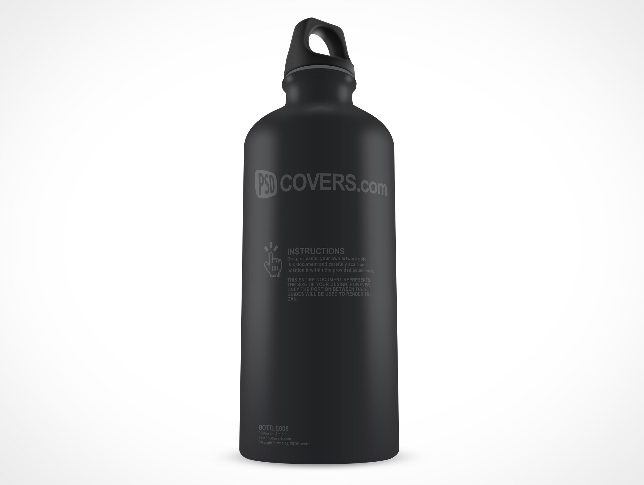 Water Bottle Mockup PSD