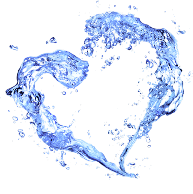 Water Splash Heart