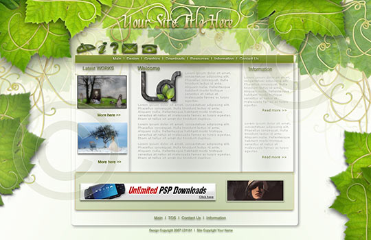 Web Design Templates PSD Free Download Web Design Templates PSD Free Download