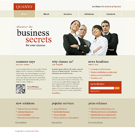 Website Template PSD Free Download Website Template PSD Free Download