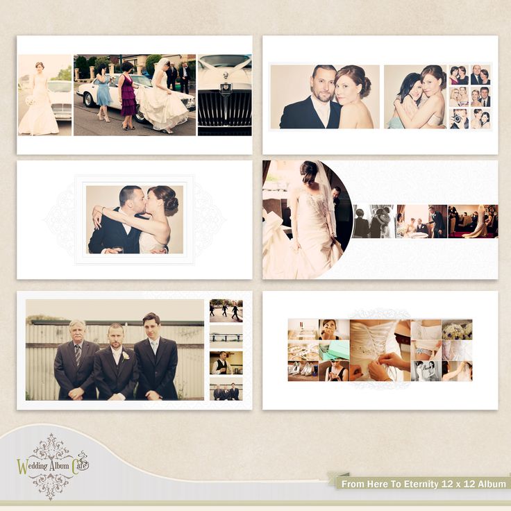 Wedding Album Layout Templates