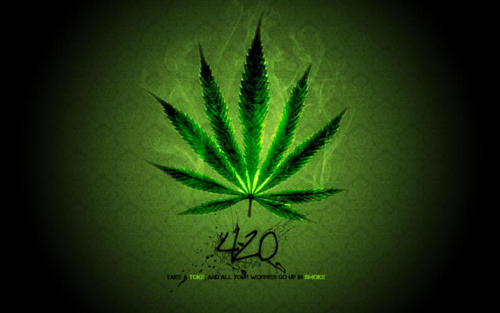 Weed Leaves Wallpaper