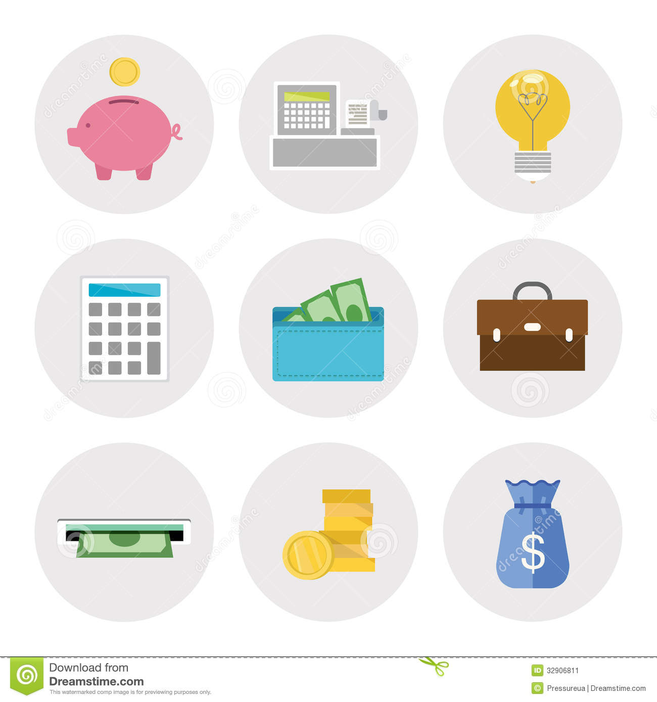 White Flat Design Icons White Flat Design Icons