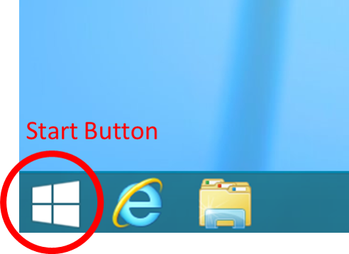 Windows 8 Start Button Windows 8 Start Button
