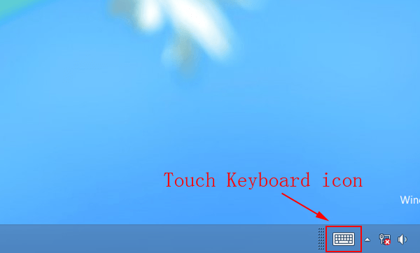 Windows 8 Touch Keyboard Icon