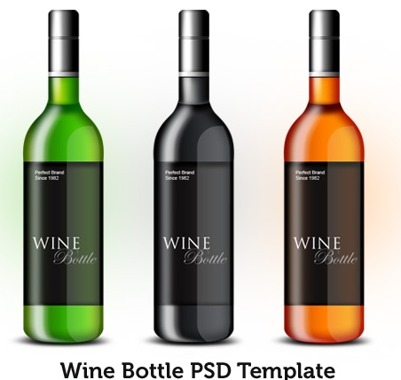 Wine Bottle Template Free