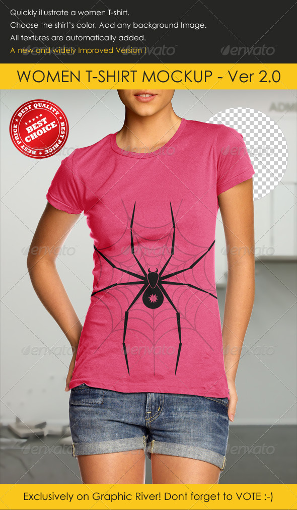 Women T-Shirt Mock UPS