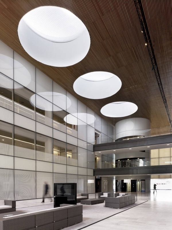 Wood Ceiling Lobby Hospital