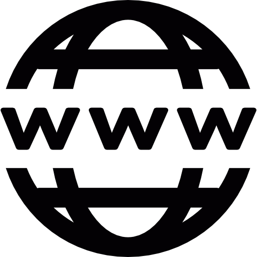 World Wide Web Icon Black World Wide Web Icon Black