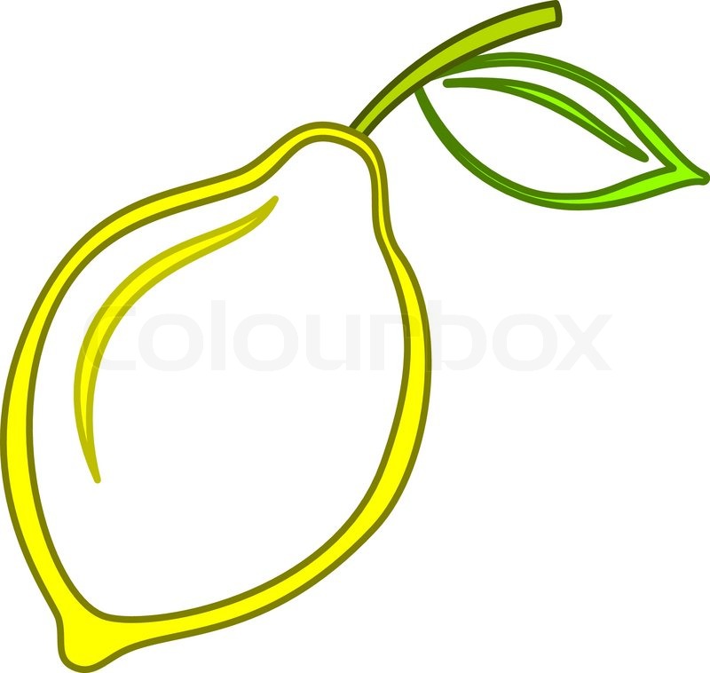 Yellow Green Leaves with Lemon