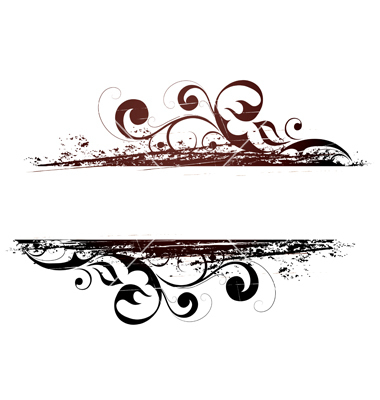 Black and White Banner Designs Black and White Banner Designs